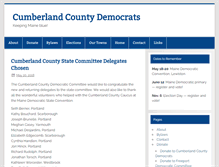 Tablet Screenshot of cumberlandcountydemocrats.org